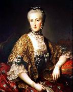 Portrait of Archduchess Maria Anna of Austria Martin van Meytens